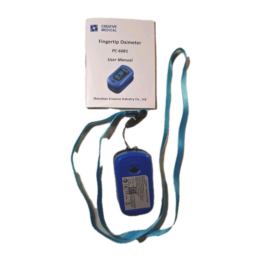 Creative Medical Fingertip Pulse Oximeter, Four direction display Model PC-60B1
